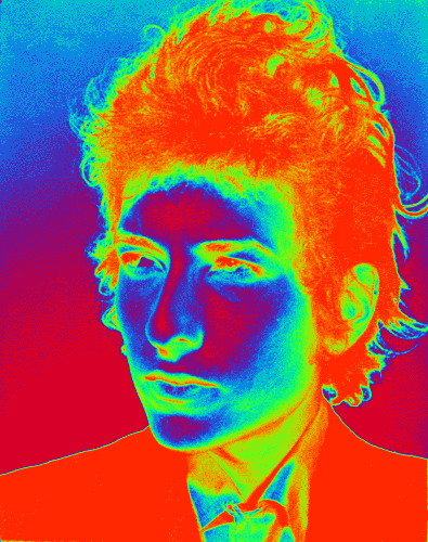Bob Dylan in the sixties. It's an interesting thought of what music today would be like if there'd never been a Dylan.